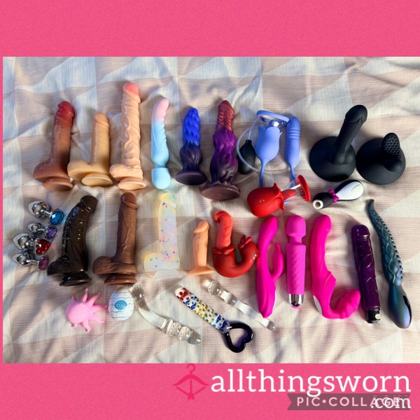 Used Toys And Plugs! Request One For A Custom Or Shipped To You!