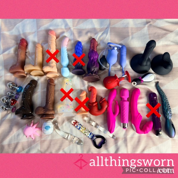 Used Toys And Plugs! Request One For A Custom Or Shipped To You!