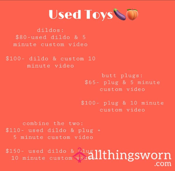 Used Toys & Videos🍑