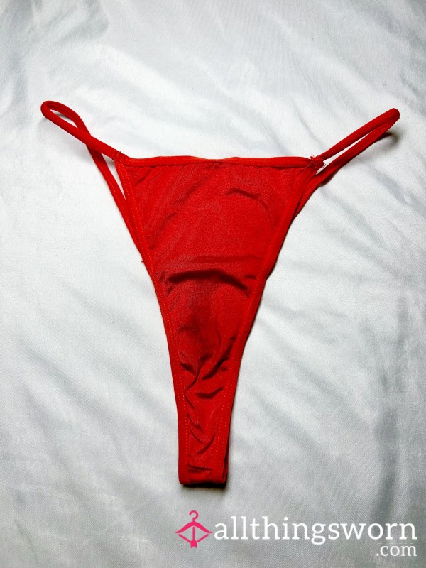 Used Unwashed Thong 12-14