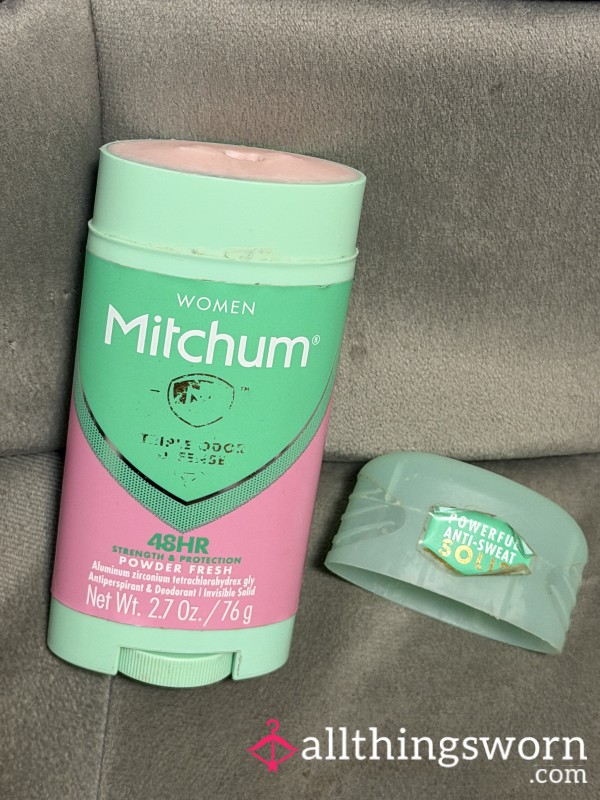 Used Up Gym Deodorant