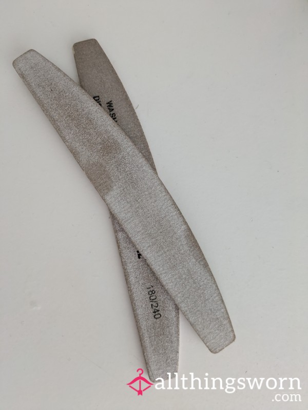 My Personal Intimately Used Nail Files.