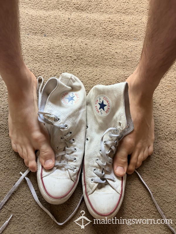 Heavily Worn, Chuck 70s Converse Sneakers White