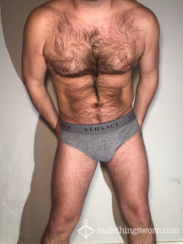 Used Versace Briefs (Grey)