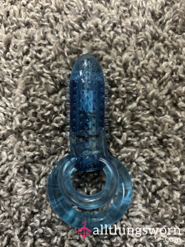 Used Vibrating C*ck Ring – Soaked, Stretched, And Sent Just For You 😈