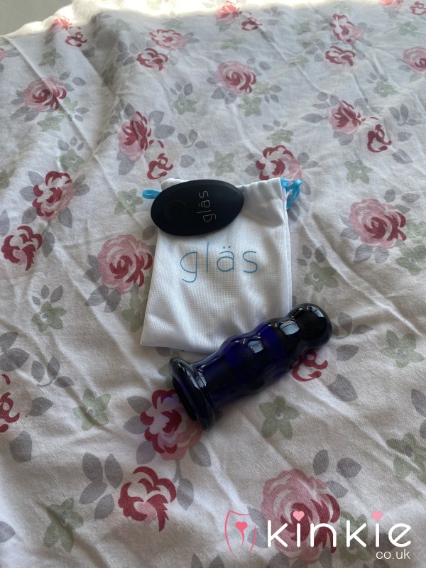 Used  Vibrating Gla** But Plug