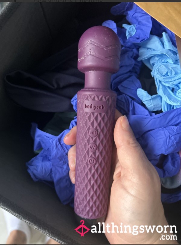 Used Vibrator With Charger And Video Before Sending It