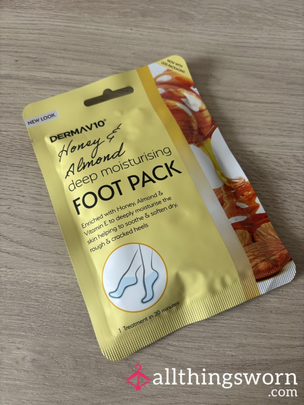 Used Warm Footmask Full Of My Skin Cells 😈