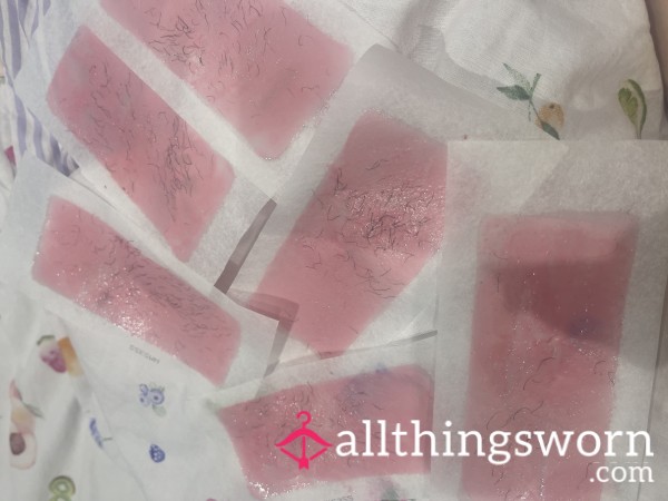 Used Wax Strips