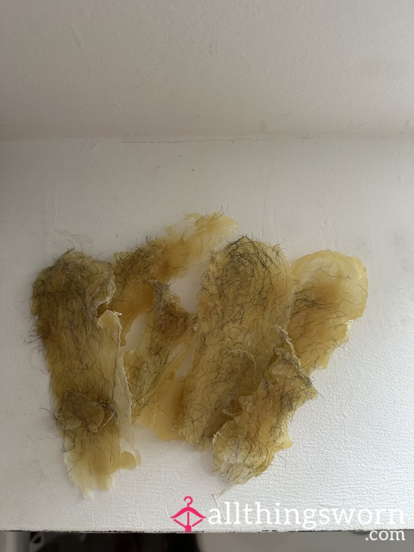 Freshly Used Wax Strips – Hair & Heat Sealed Just For You 🔥