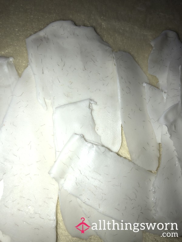 Used Wax Strips