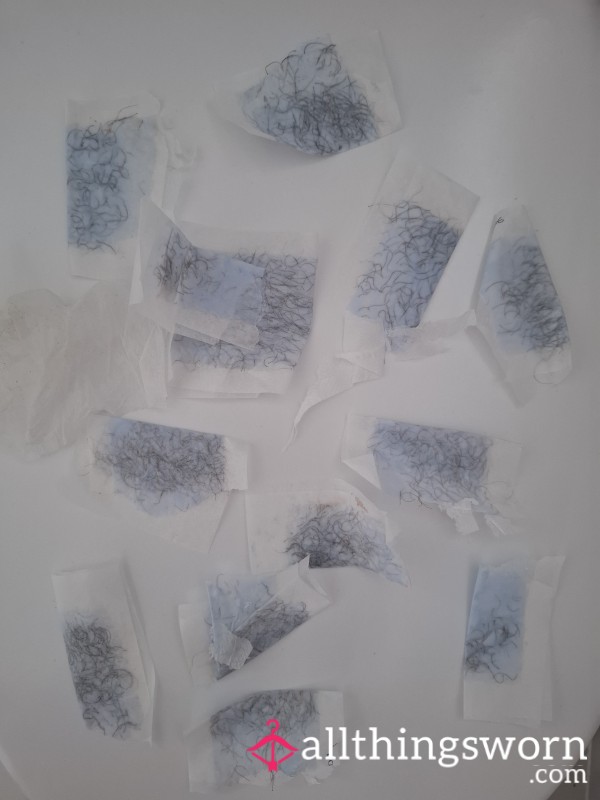Used Wax Strips