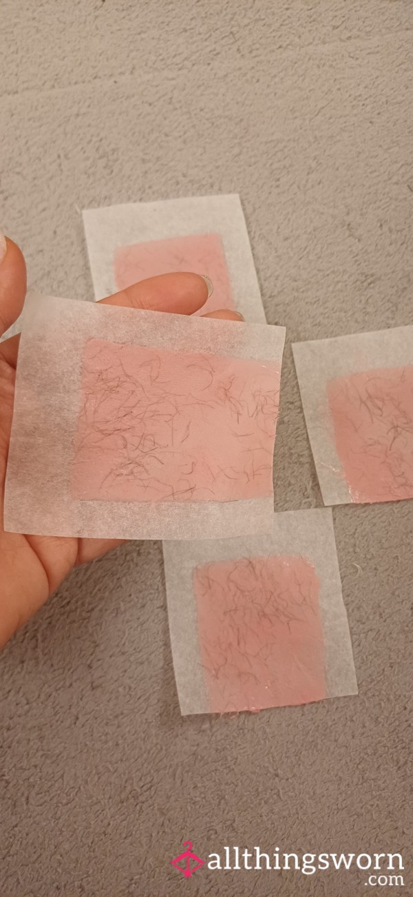 Used Waxing Strips