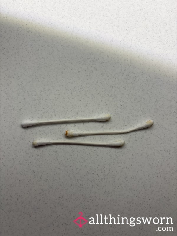 Used Waxy Cotton Buds
