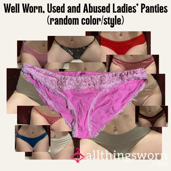 Used, Well-Worn Panties