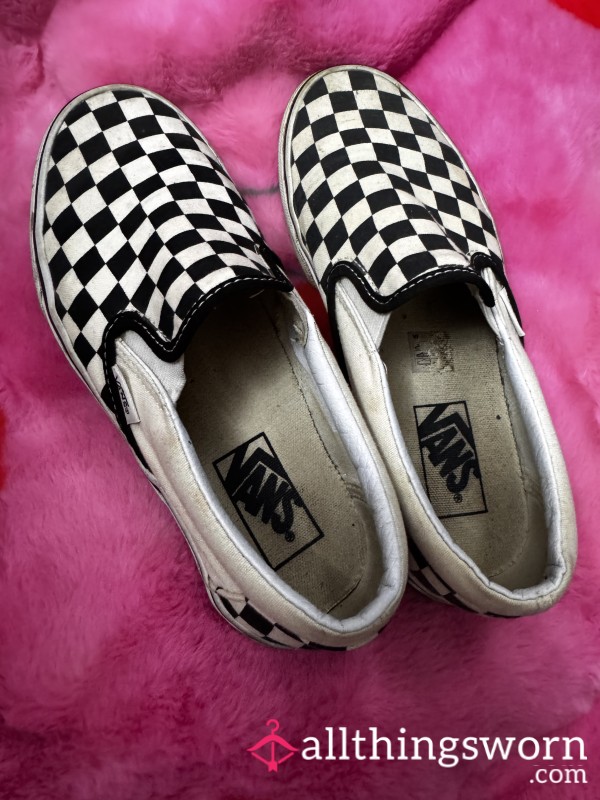 Used Well Worn Vans Size 4