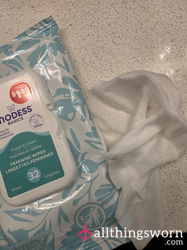 Used Wet Wipe
