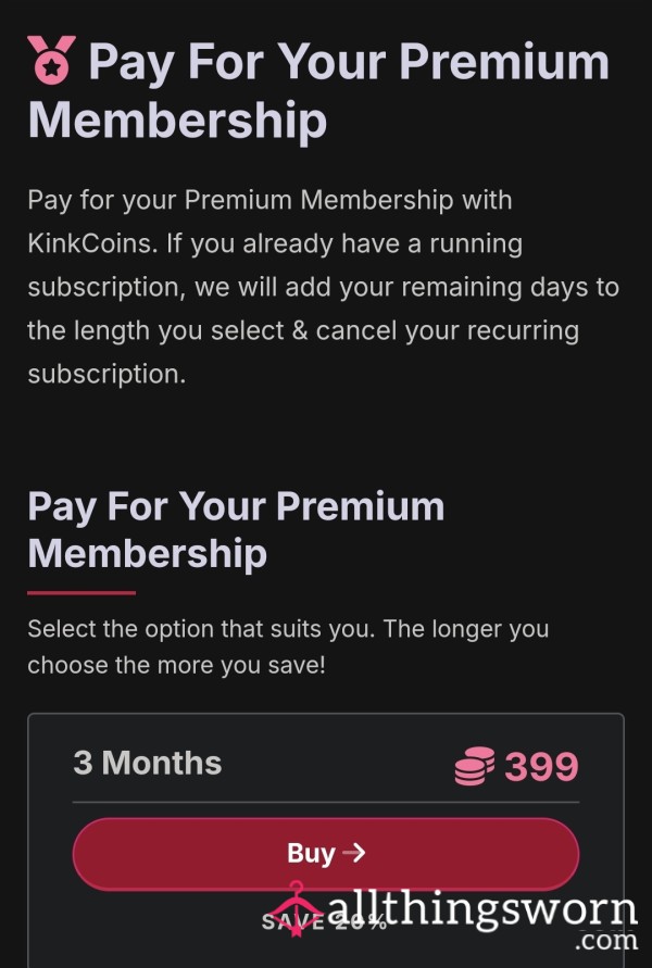 My Membership Has Ended, Pay To Keep Me Here