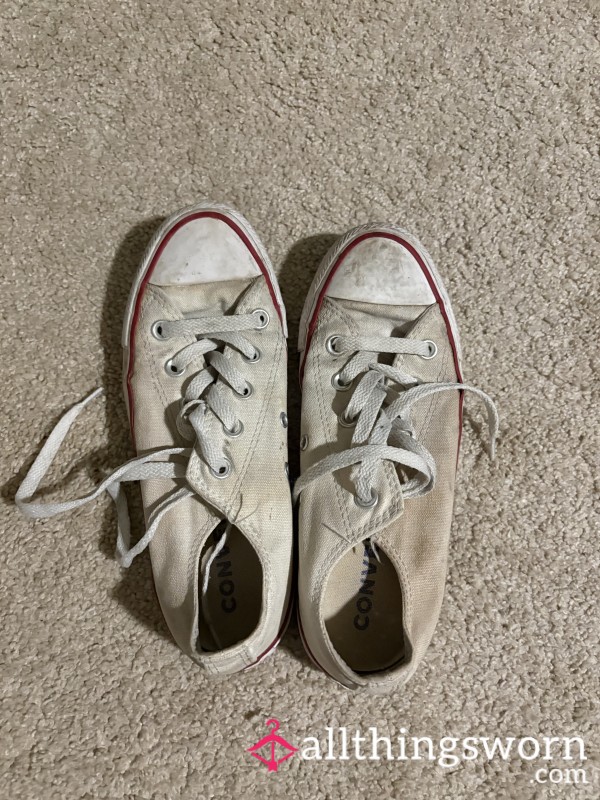 Used White Converse