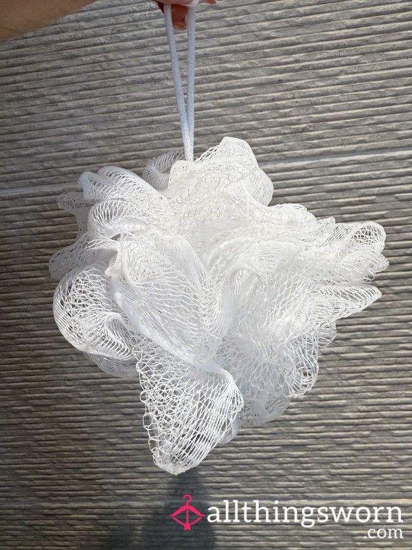 Used White Loofah 🎀