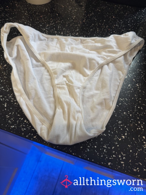 Used White Panties