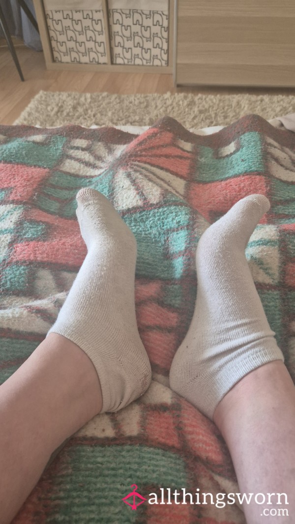 Used White Socks