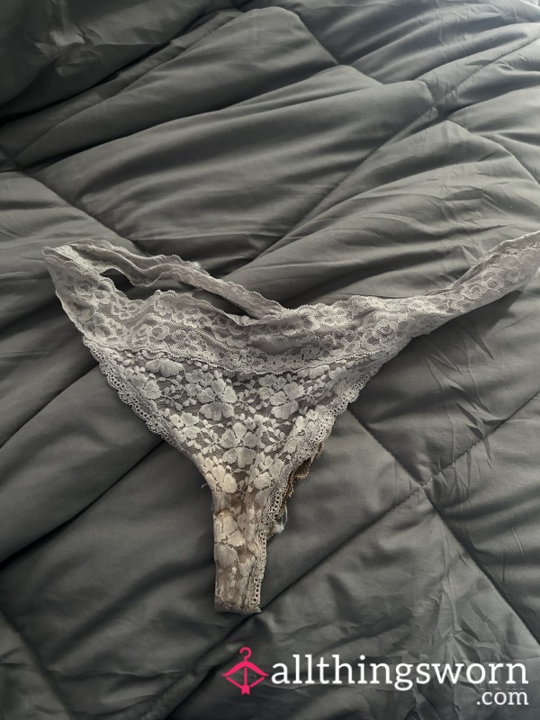 Used White Thong