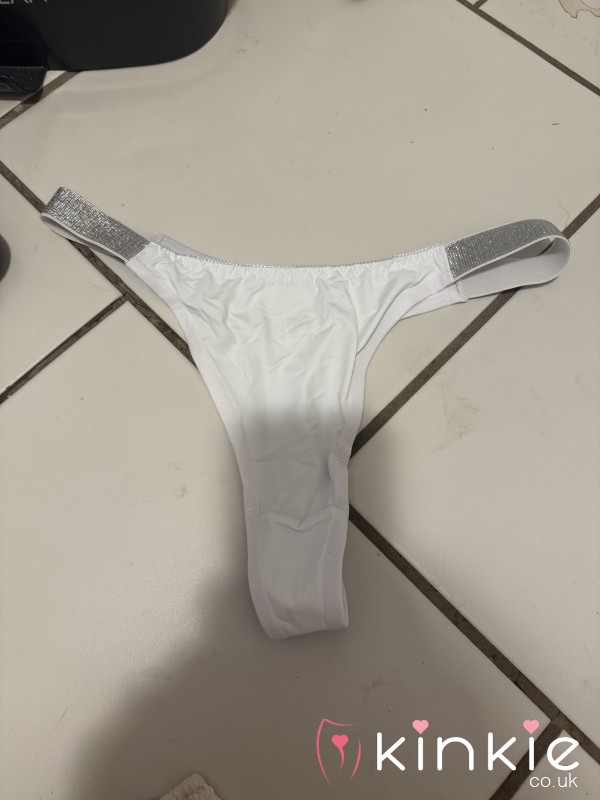 Used White Thong