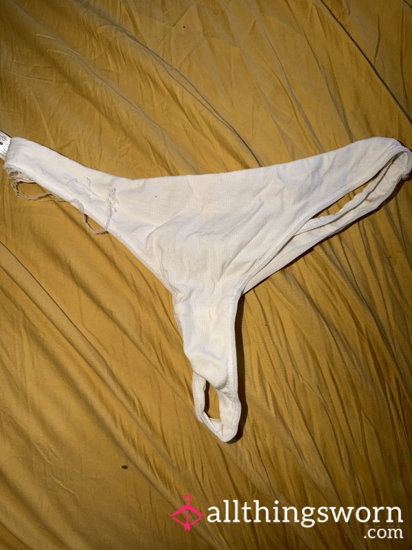 Used White Thongs