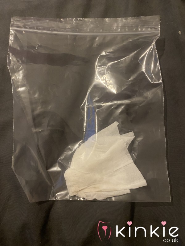 Used 🍑 Wipe😉 Will Come In A Ziplock Bag As Shown