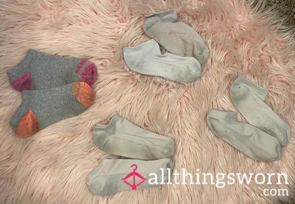 Used, Worn Ankle Socks