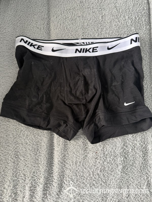 Used Worn C*mmy Black Nike Boxers 😈💦