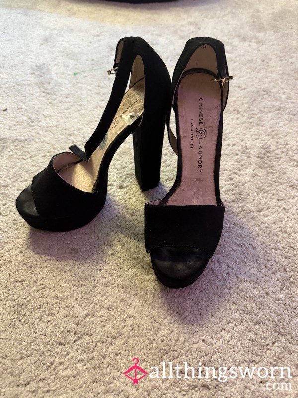 Used Worn High Heel Shoes