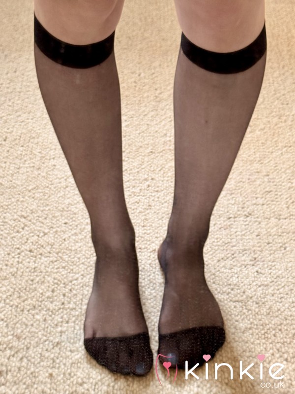 Used Worn High Socks