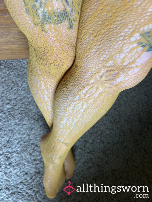 Used Yellow Fishnets