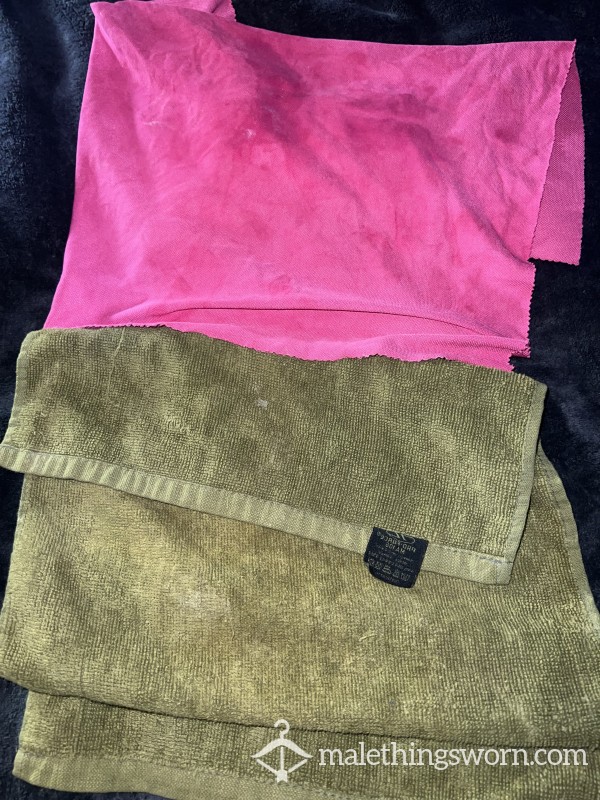 Used/Unwashed C*m Rags (2 Colours Available. Price Per Rag)