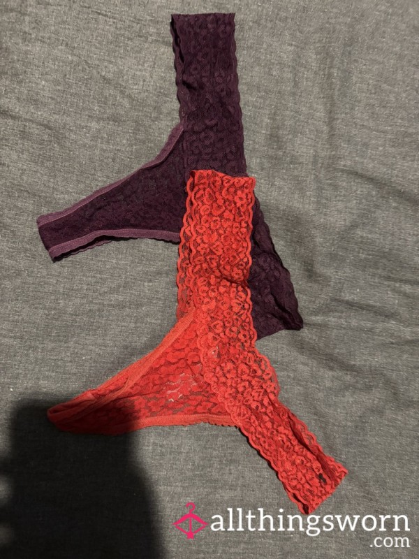 Used/worn Thongs