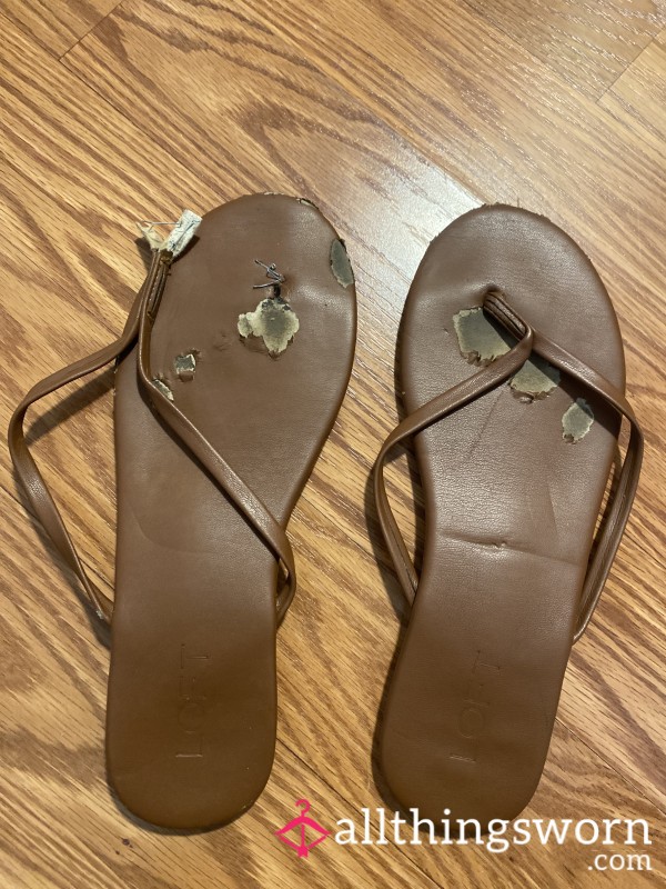 Useless And Broken A$$ Flip Flops- Very Well-worn