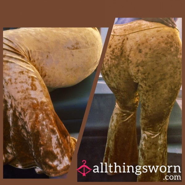 Used Vibrant Gold Vintage Bell Bottom Pants