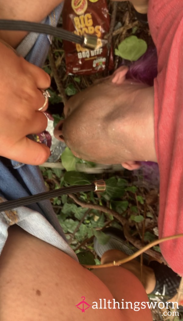 USING A LOSERS FACE OUTDOORS 💦