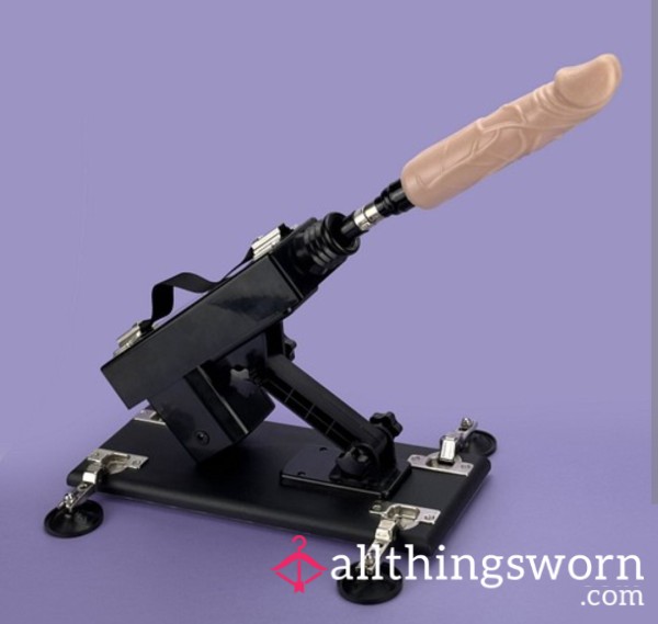 Using S** Machine With Bu*t Plug In