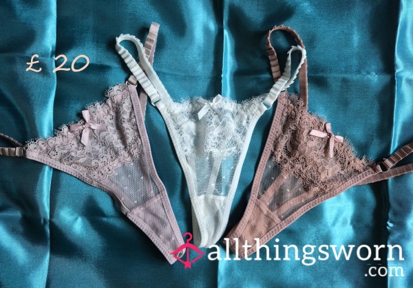 V-String Lace Thong