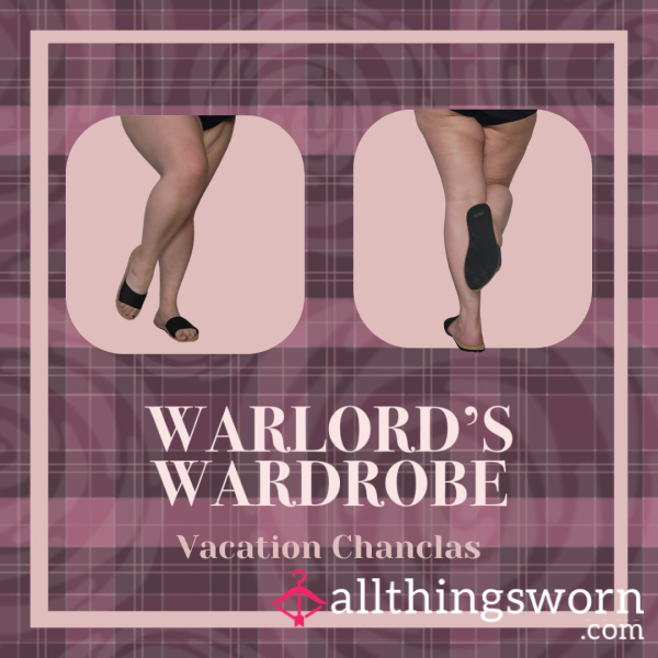 Warlord's Wardrobe: Vacation Chanclas Size 7