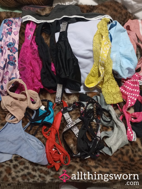 Vacation - Traveling Panties, All Kinds, I Brought A Mixture With Me + My Vacuum Sealer $30 Each 1-3 Day Wear YOUR CHOICE
