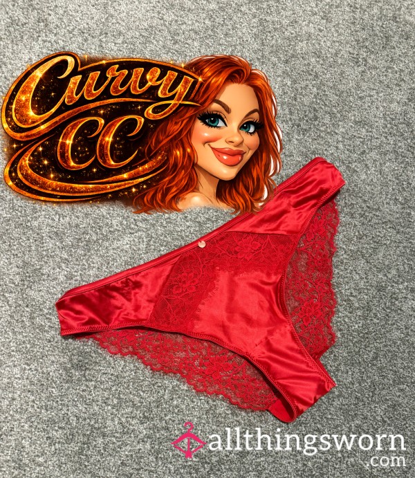 Silky Red Panties ❤️❤️❤️