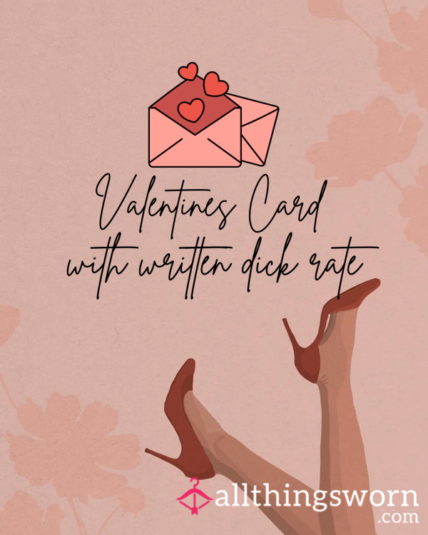 Valentines Card With D*ck Rate