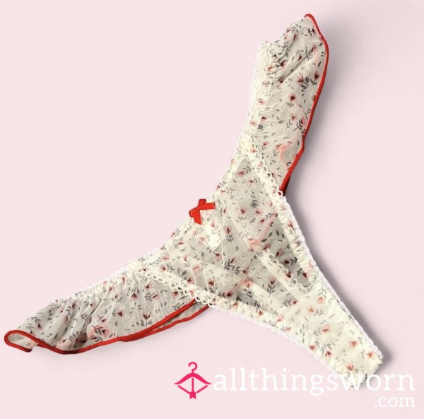 Valentine’s Day Thong (flowers)