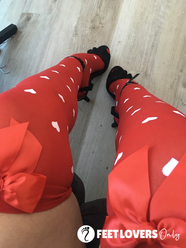 Valentines Heels And Feet