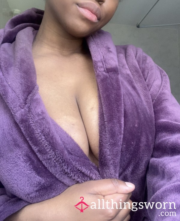 Vanilla Purple Dressing Gown