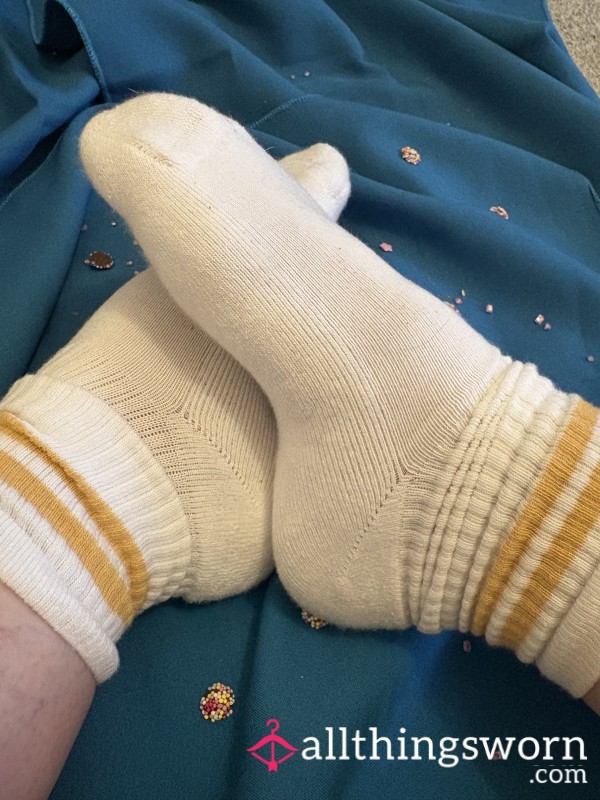 Sweet Sweat White Cotton Socks